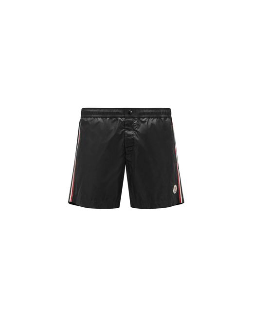 Moncler Black Swim Shorts for men