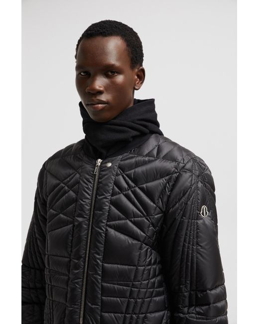 Moncler Black Rick Owens Megapenta Flug Daunenbomberjacke, Genderneutral, Größe
