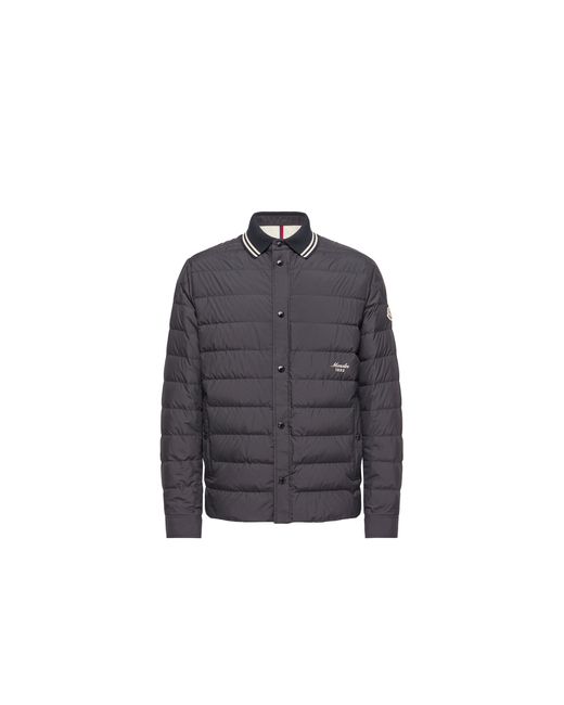 Moncler Gray Moncler Dorvath Down Shirt Jacket for men
