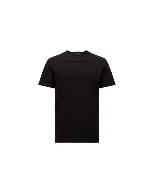 T-shirt à logo Moncler pour homme en coloris Black