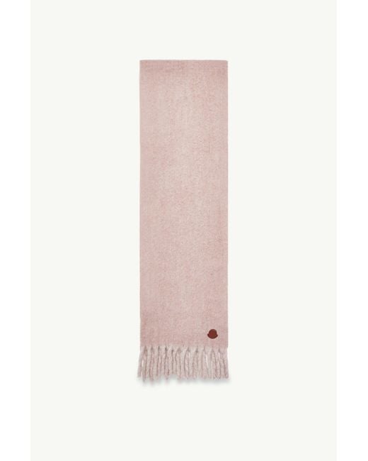Bufanda De Mezcla De Lana Y Alpaca, Mujer, Talla Moncler de color Pink