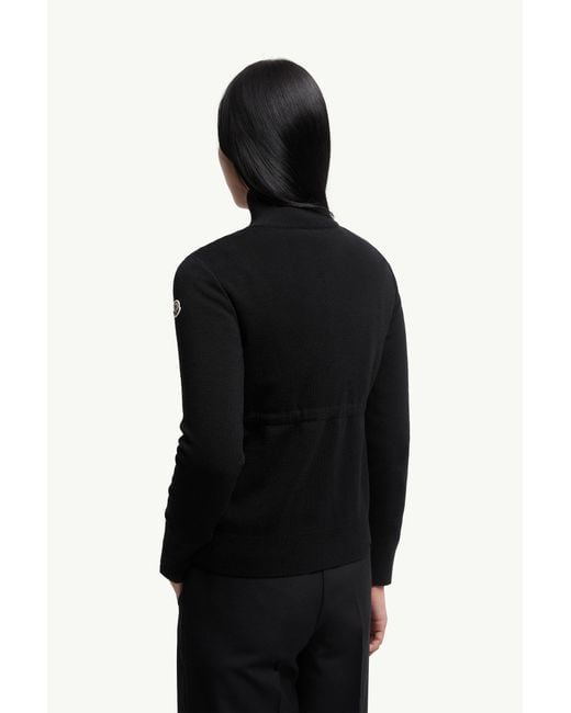 Sudadera Acolchado De Lana Con Cremallera, Talla Moncler de color Black