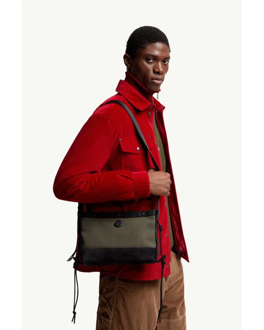 メンズ Moncler New Tech クロスボディバッグ Black