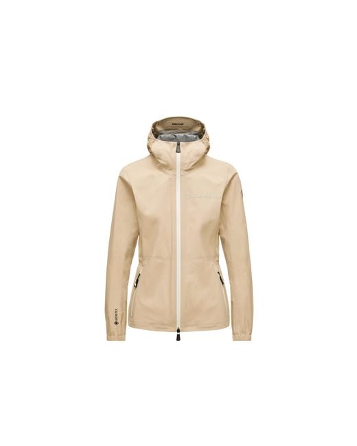 Moncler Natural Valles Hooded Shell Jacket