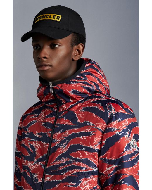 moncler red camo jacket