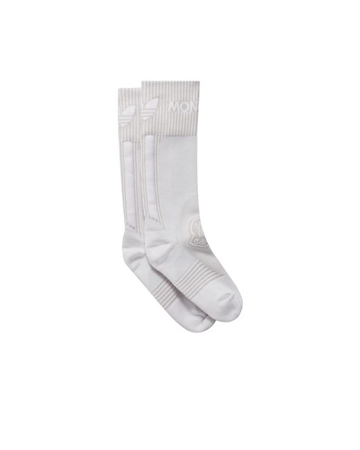 Moncler x adidas Originals Gray Logo Socks