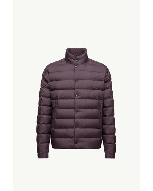 Moncler Purple Lyco Short Down Jacket for men