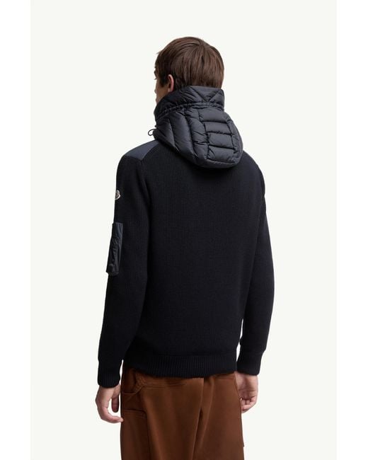Cárdigan Acolchado Con Cremallera, Hombre, Talla Moncler de hombre de color Blue