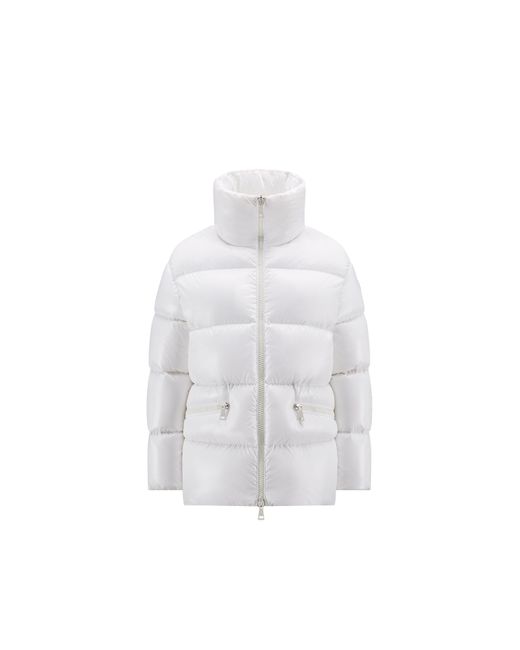Moncler Genos Short Down Jacket in White | Lyst Canada