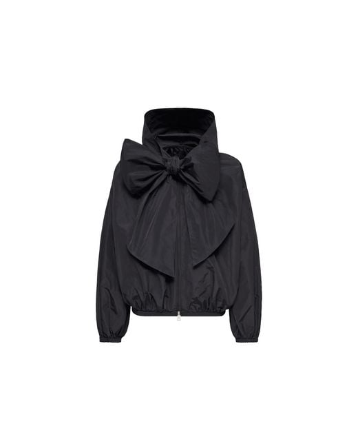 Moncler Black Moncler Pecher Taffeta Hooded Jacket