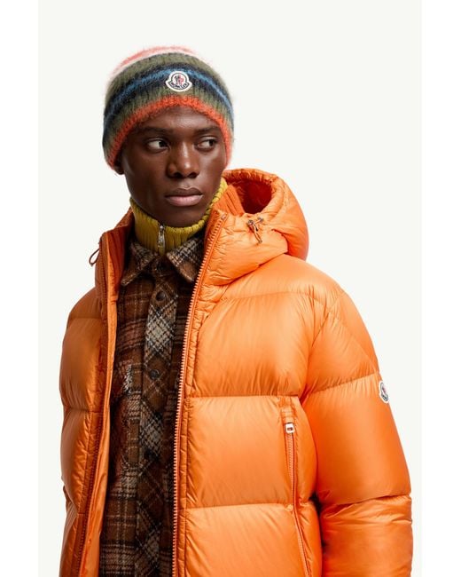 Gorro De Mohair De Rayas, Hombre, Talla Moncler de hombre de color Red