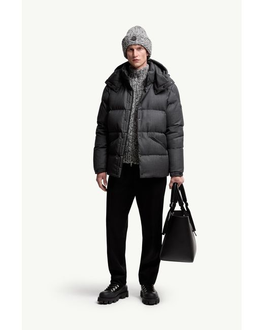 メンズ Moncler Eawy ショートダウンジャケット Black