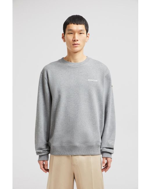 Sudadera De Algodón Con Maxilogotipo X Frgmt, Hombre, Talla MONCLER X FRGMT de hombre de color Gray