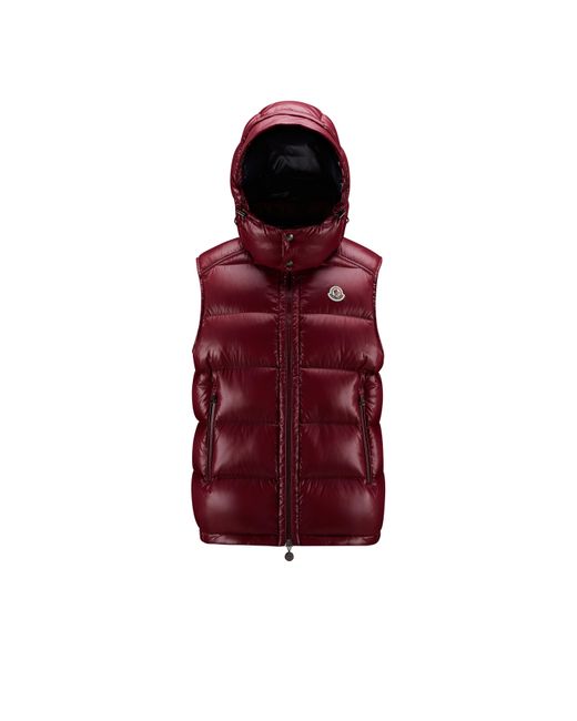Moncler Bormes Down Gilet in Red for Men | Lyst Canada
