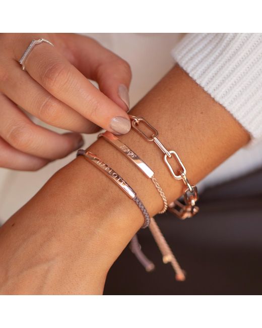 Monica Vinader Linear Chain Bracelet | Lyst
