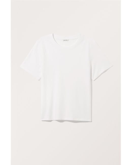 Monki White Solid T-shirt