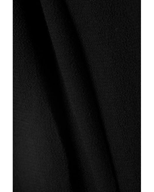 Monki Black Buttoned Short Sleeve Mini Dress