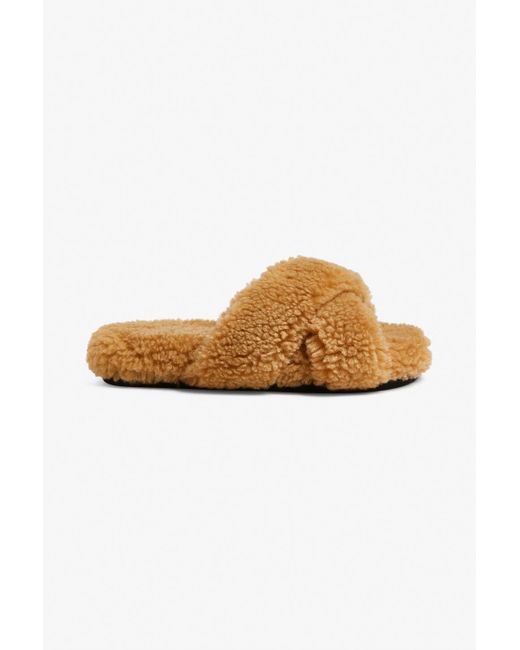 Monki fluffy slipper