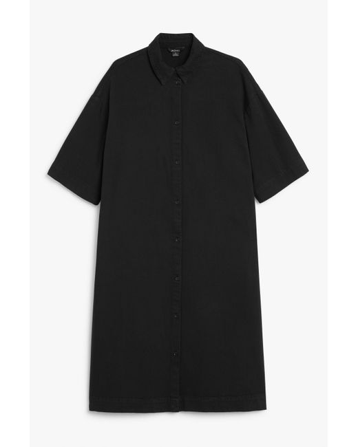 Monki Oversized Denim Shirt Dress in 