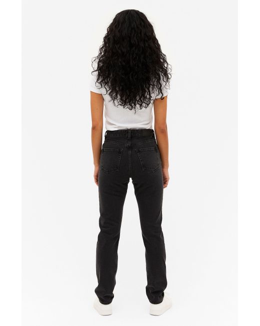 Monki Denim Kimomo Black Tall Jeans 