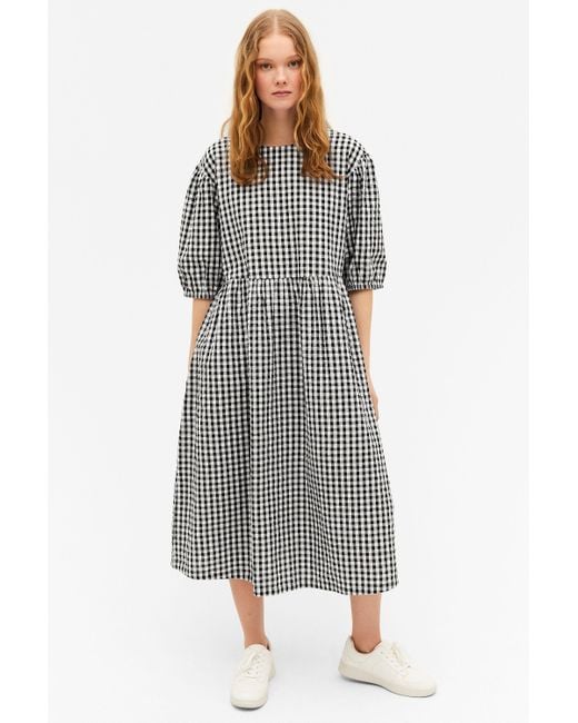 seersucker maxi dress monki