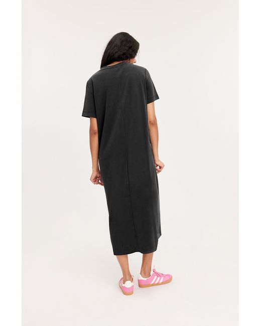 Monki Black Super Soft T-shirt Dress