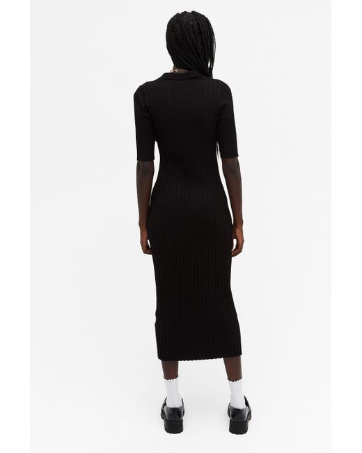 Monki ribbed midi dress Clearance