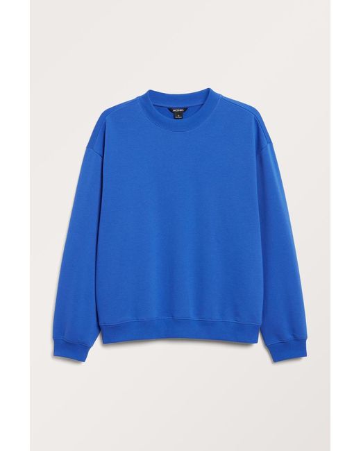 Monki Blue Lässiger Pullover