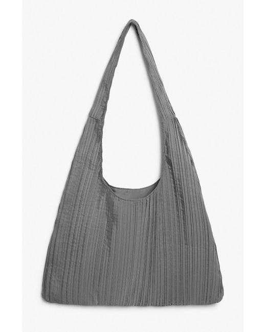Structured hobo shop bag