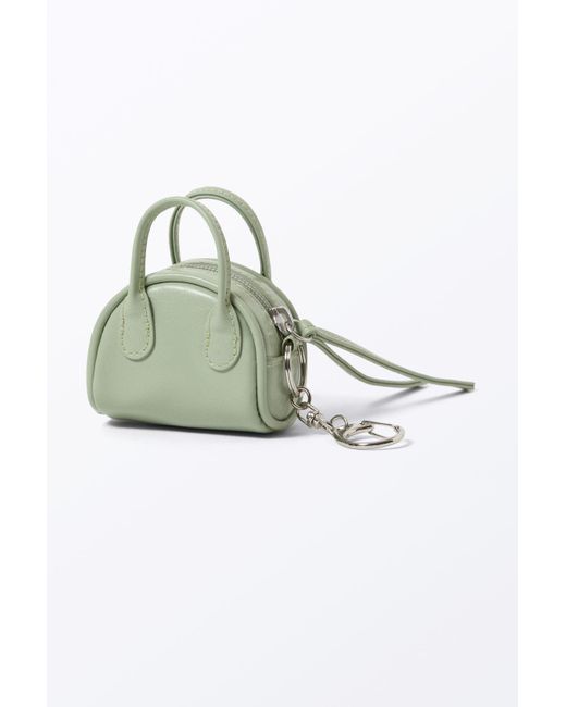Monki Green Miniature Bowling Bag Keychain