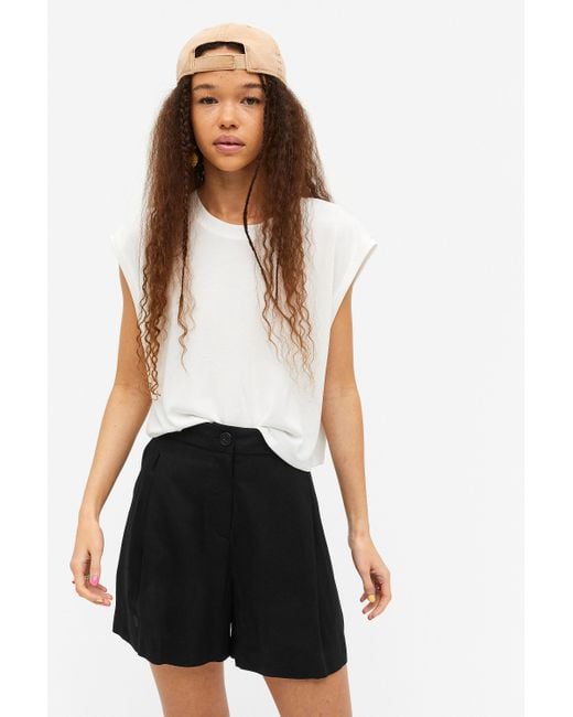 Buy monki high waisted shorts cheap online