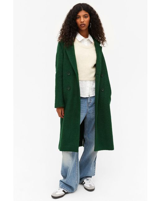 Wool blend coat monki Clearance