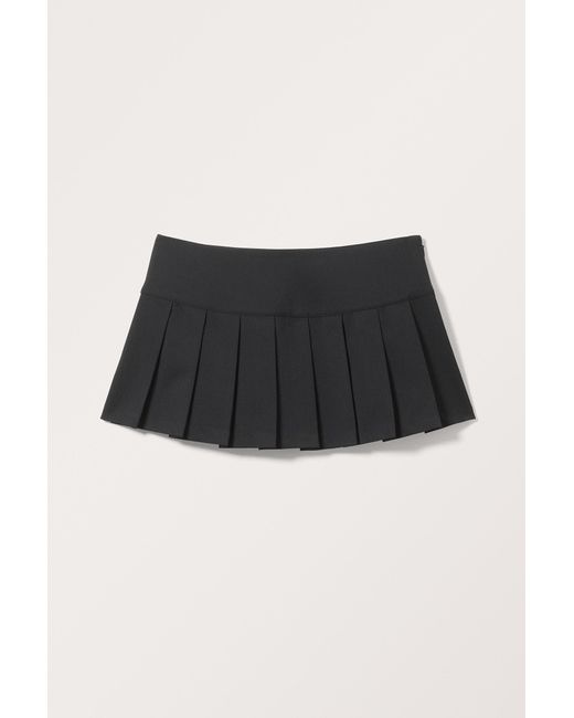 Monki Black Extra Short Mini Skirt