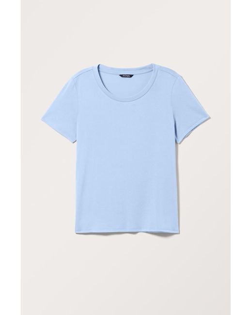 Monki Blue Weiches T-Shirt