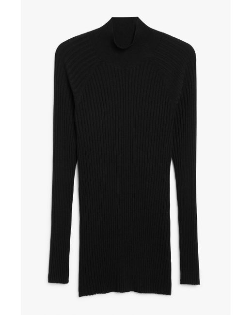 black tunic sweater