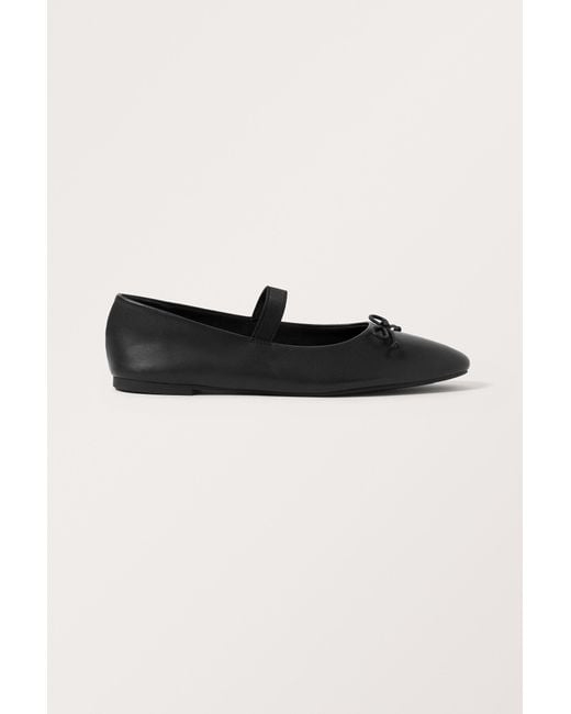 Monki Black Ballerina Shoes