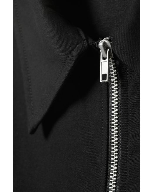 Monki Black Regular Fit Cotton Jacket