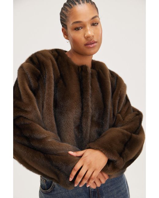 Faux fur jacket monki hotsell