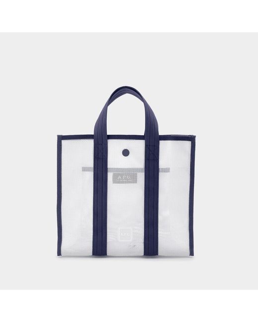 A.P.C. Blue Louise Small Shopper Bag