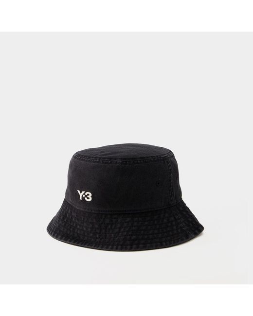 Y-3 Black Bucket Hat
