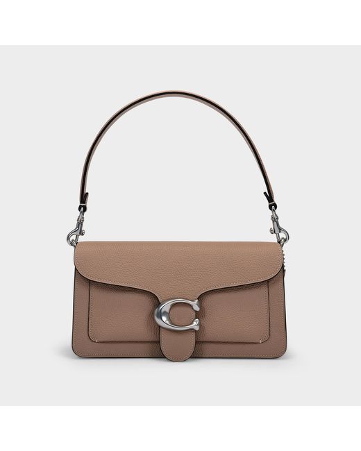COACH Tabby 26 Shoulder Bag In Taupe Leather in Brown (Natural) - Lyst