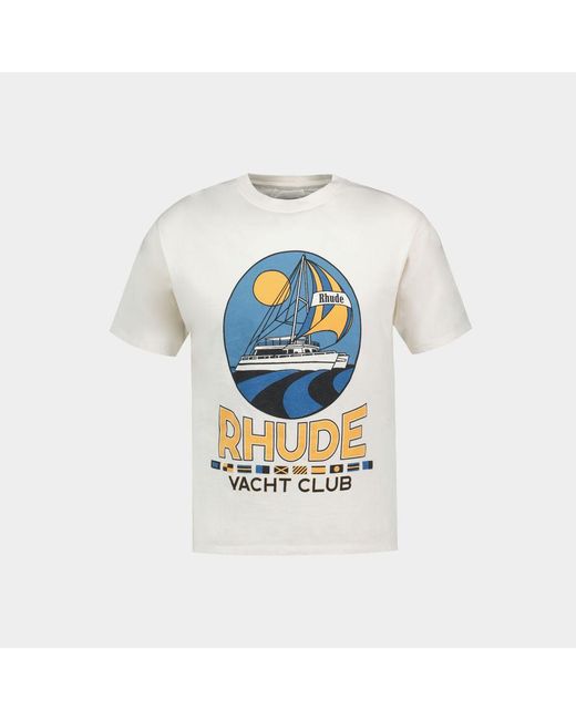 Rhude Blue Yacht Club T-shirt