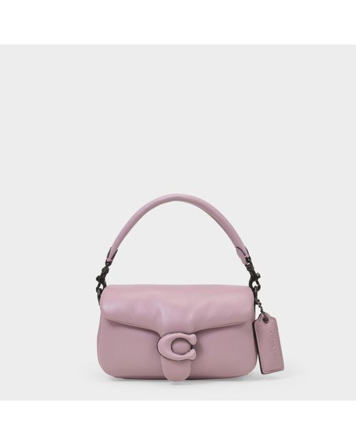 COACH Leather Tabby Pillow Bag in Purple | Lyst