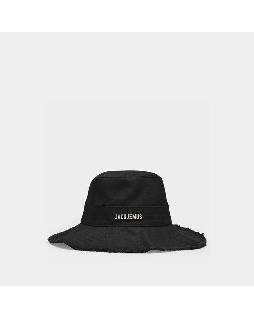 Jacquemus Black Artichaut Bucket Hat