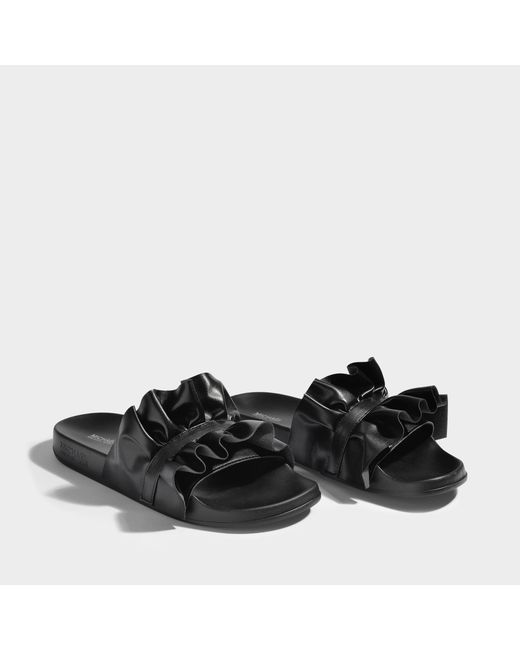 MICHAEL Michael Kors Bella Sport Slides in Black Lyst Canada