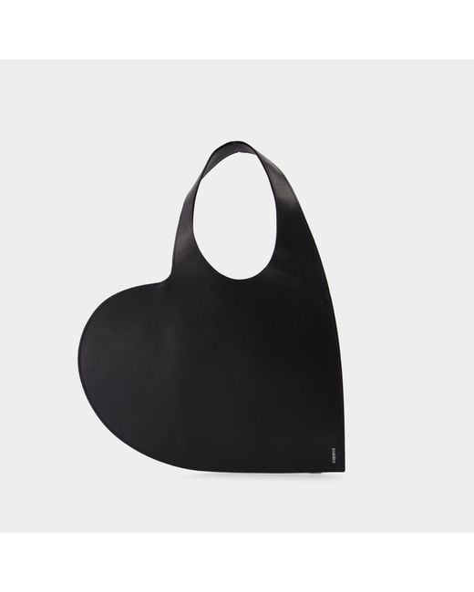 Coperni Leather Heart Tote Bag in Black | Lyst