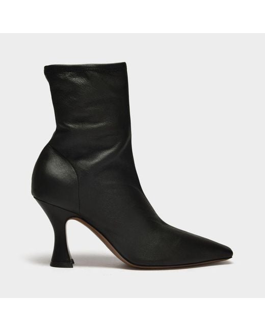 Neous Black Ran Stretch Ankle Boots