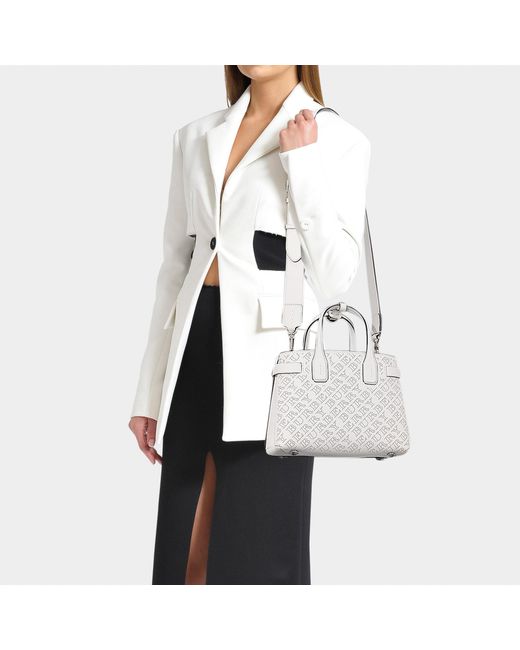 Small banner in 2025 perforated logo leather