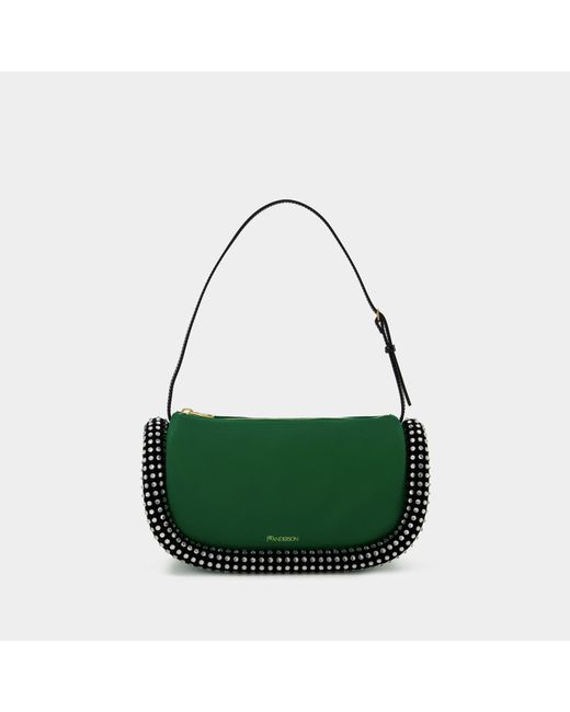 JW Anderson Crystal Bumper-15 Hobo Bag - - Green/black - Leather | Lyst