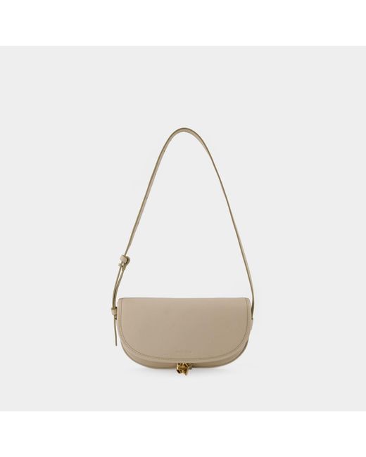 See By Chloé White Mara Shoulder Bag - - Leather - Cement Beige